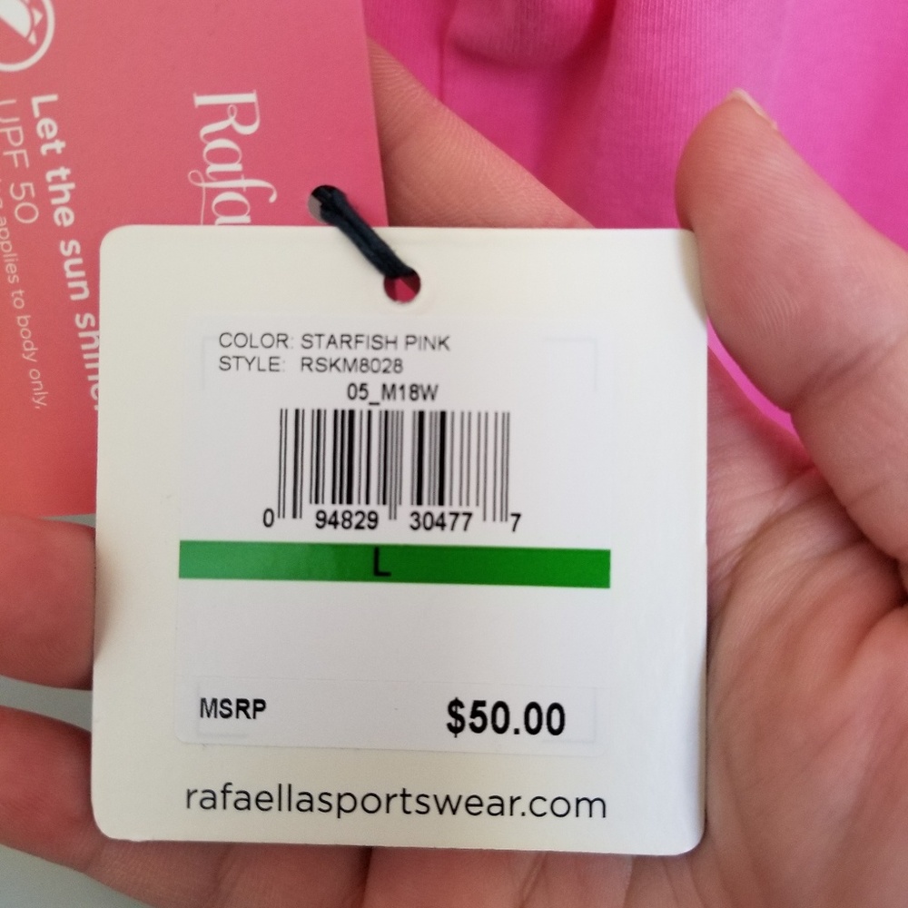 Rafaella  pink polo tank top - Picture 5 of 5
